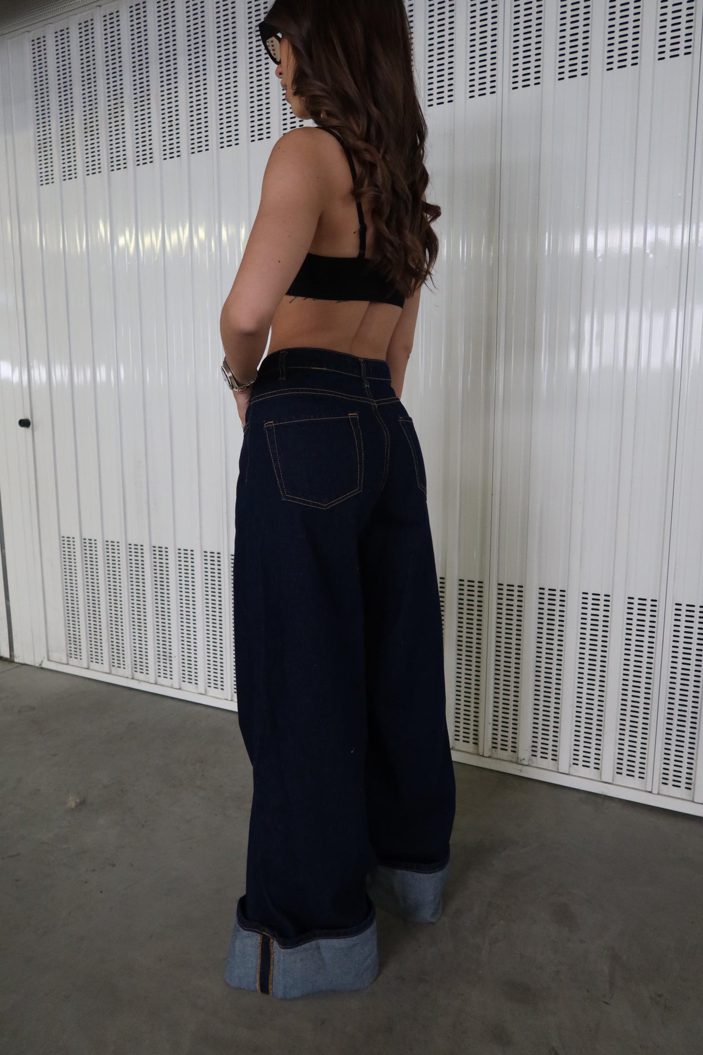 Denim Coordset White