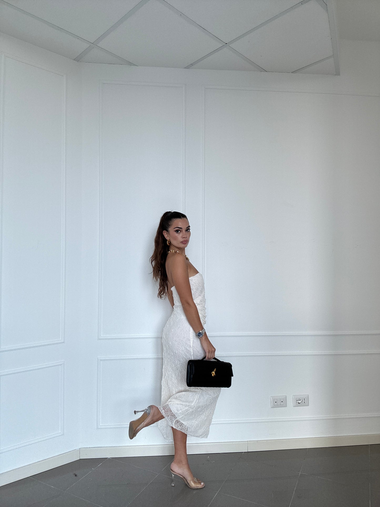 Lace Long Dress
