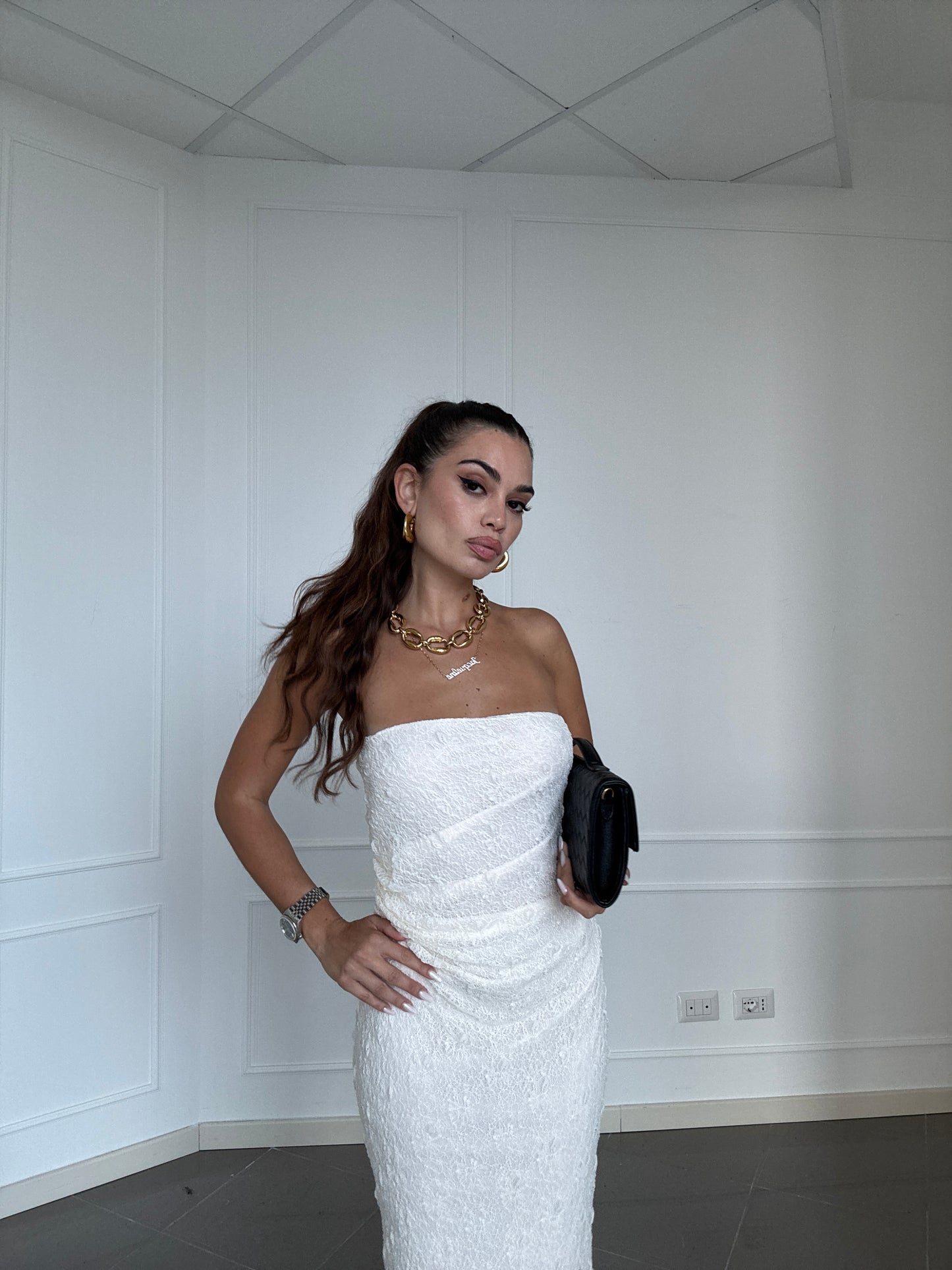 Lace Long Dress