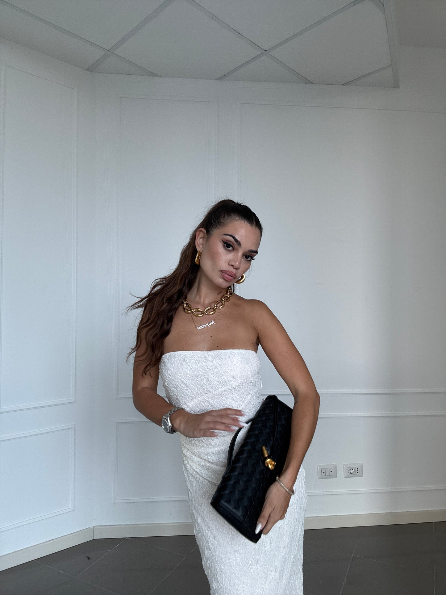 Lace Long Dress
