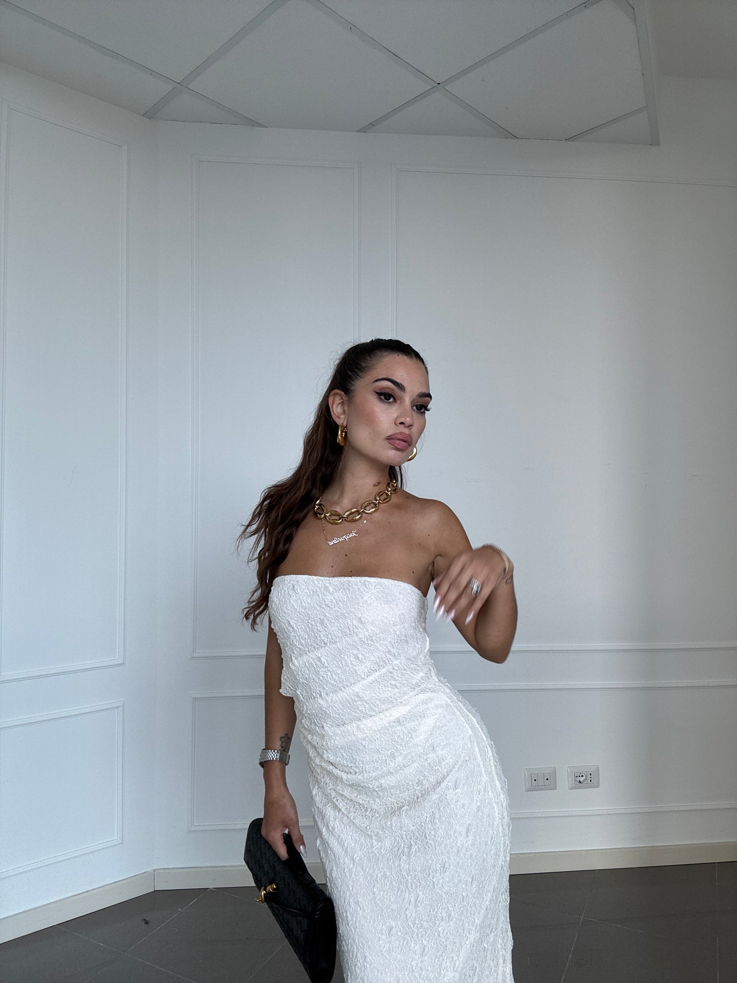 Lace Long Dress