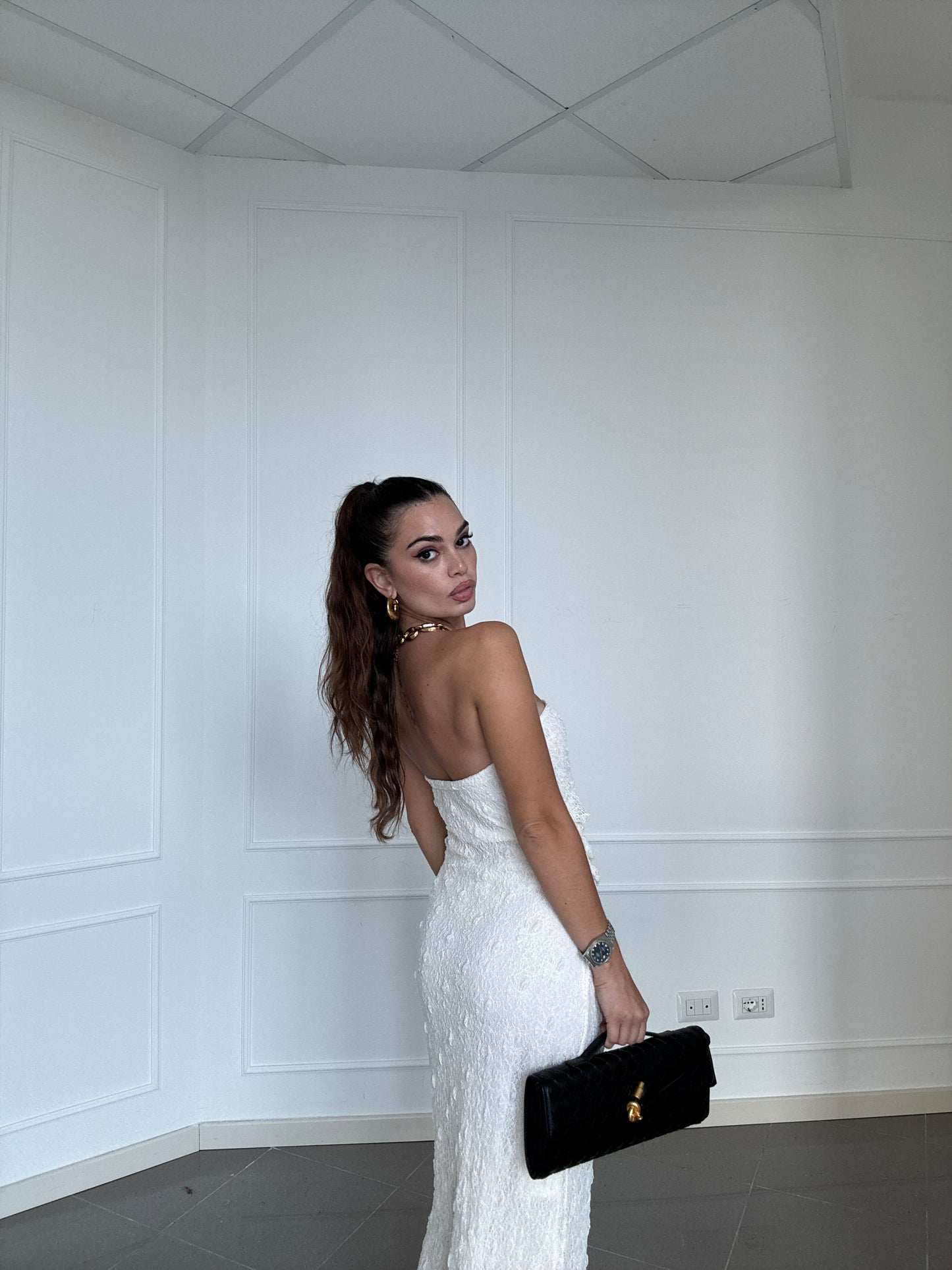 Lace Long Dress