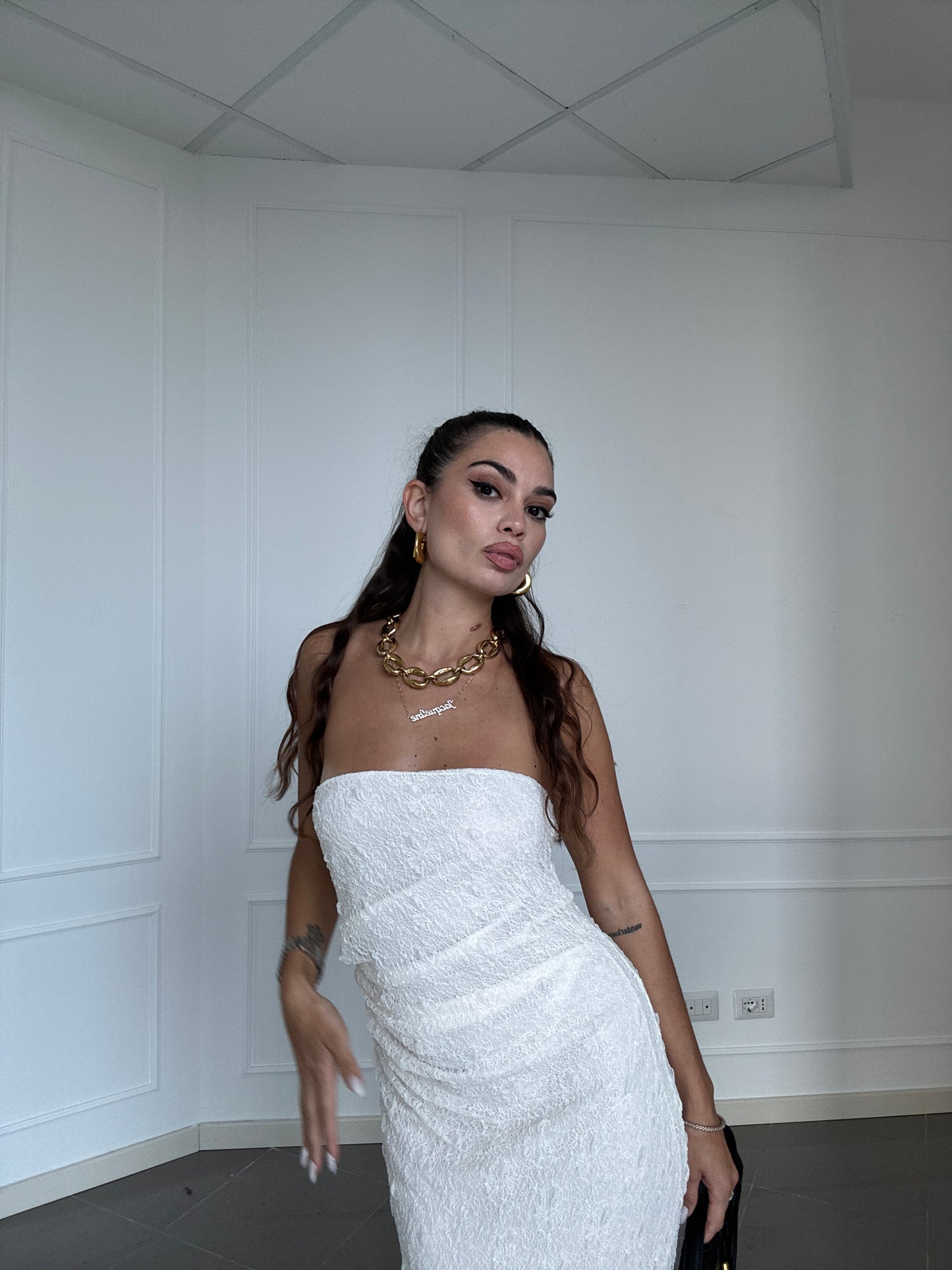 Lace Long Dress