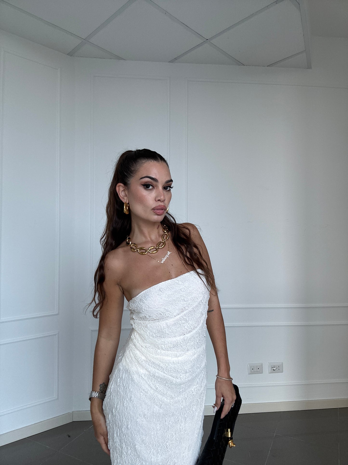 Lace Long Dress