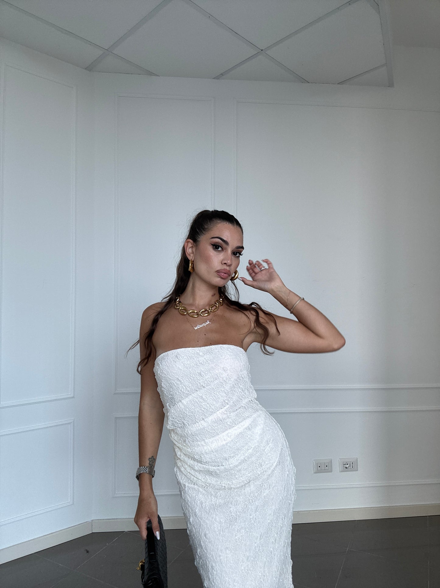 Lace Long Dress