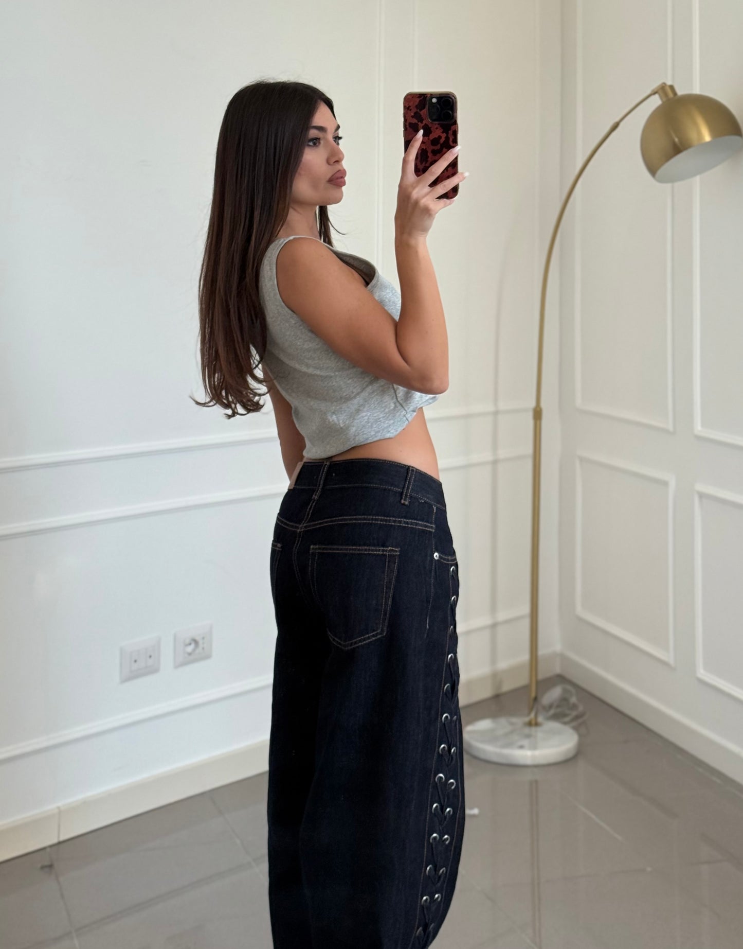 Lace Jeans