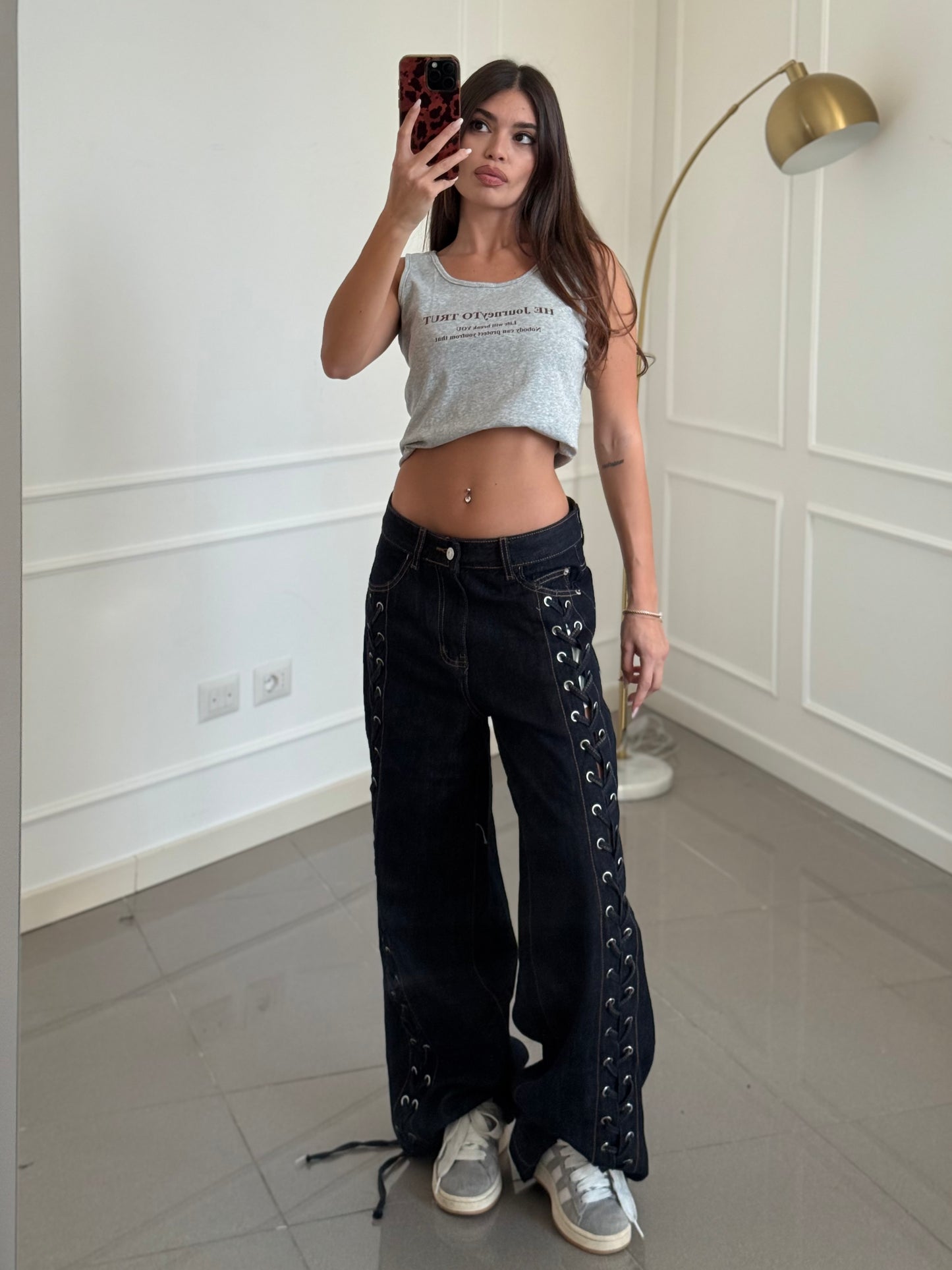 Lace Jeans