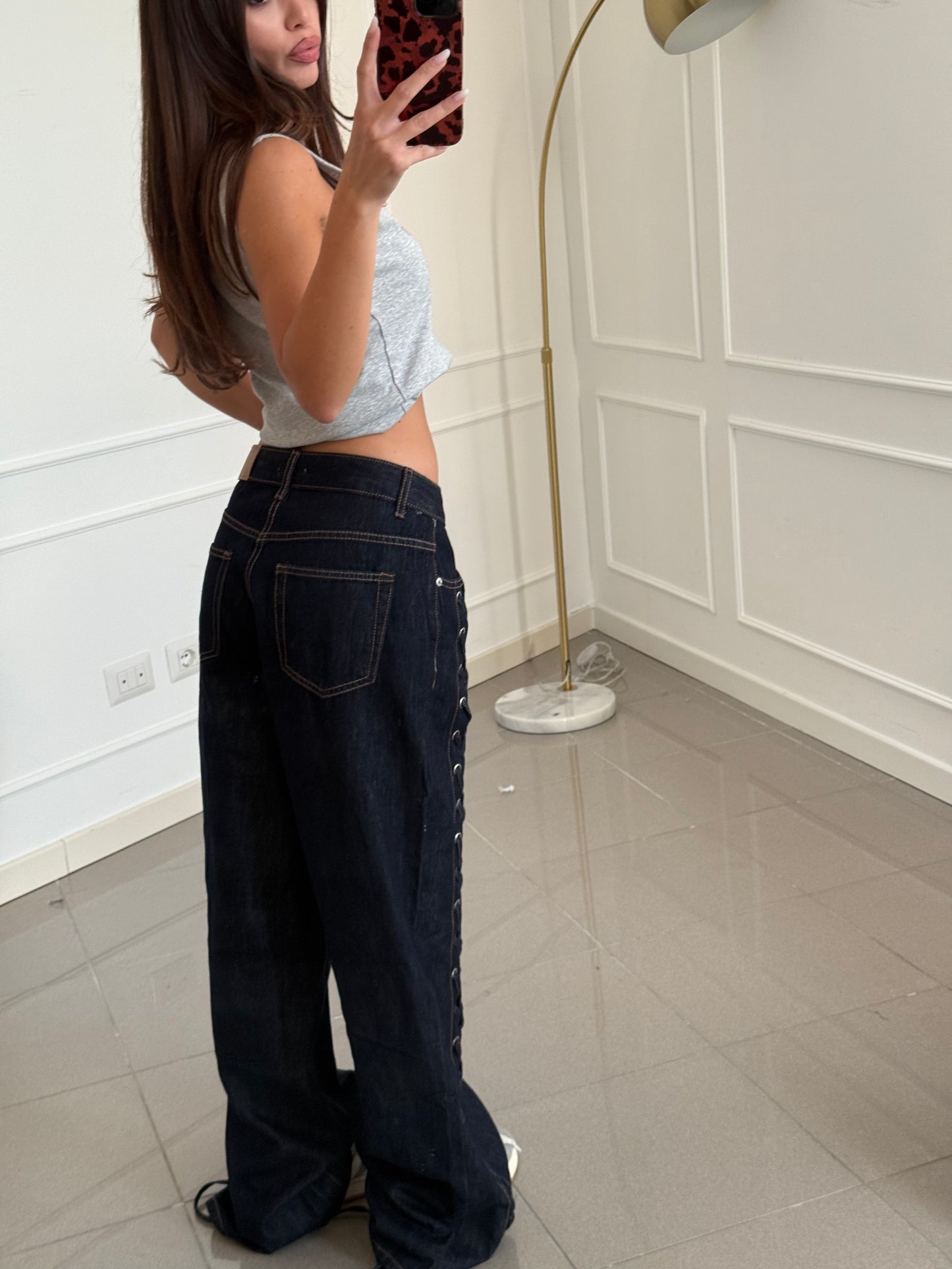 Lace Jeans