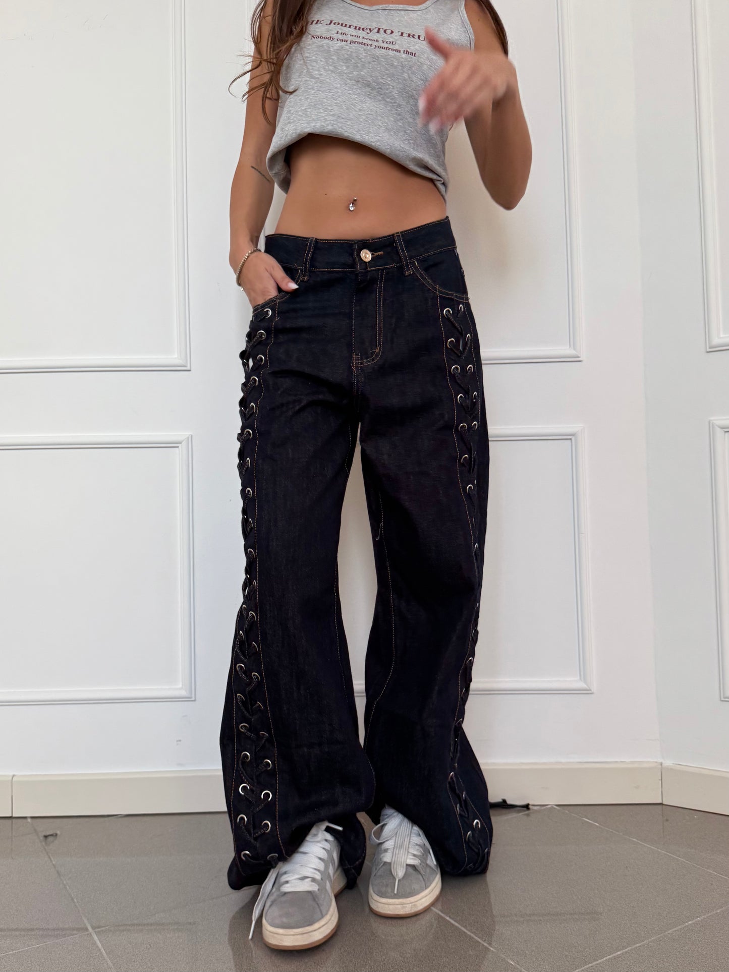 Lace Jeans