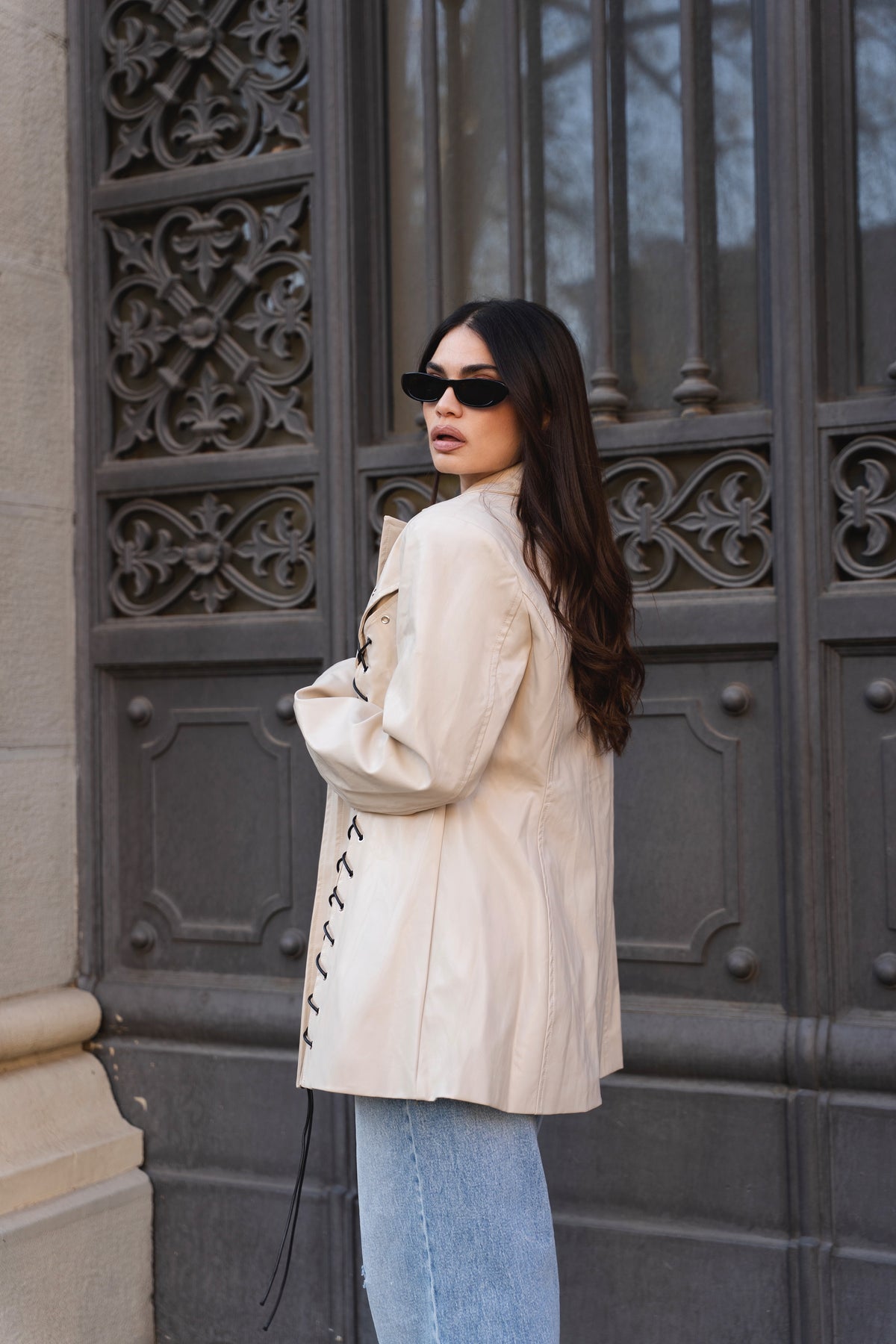 Leather Blazer
