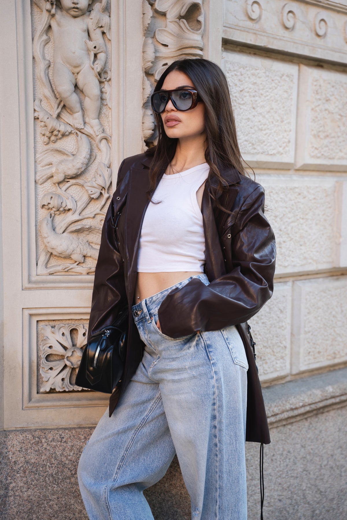 Leather Blazer