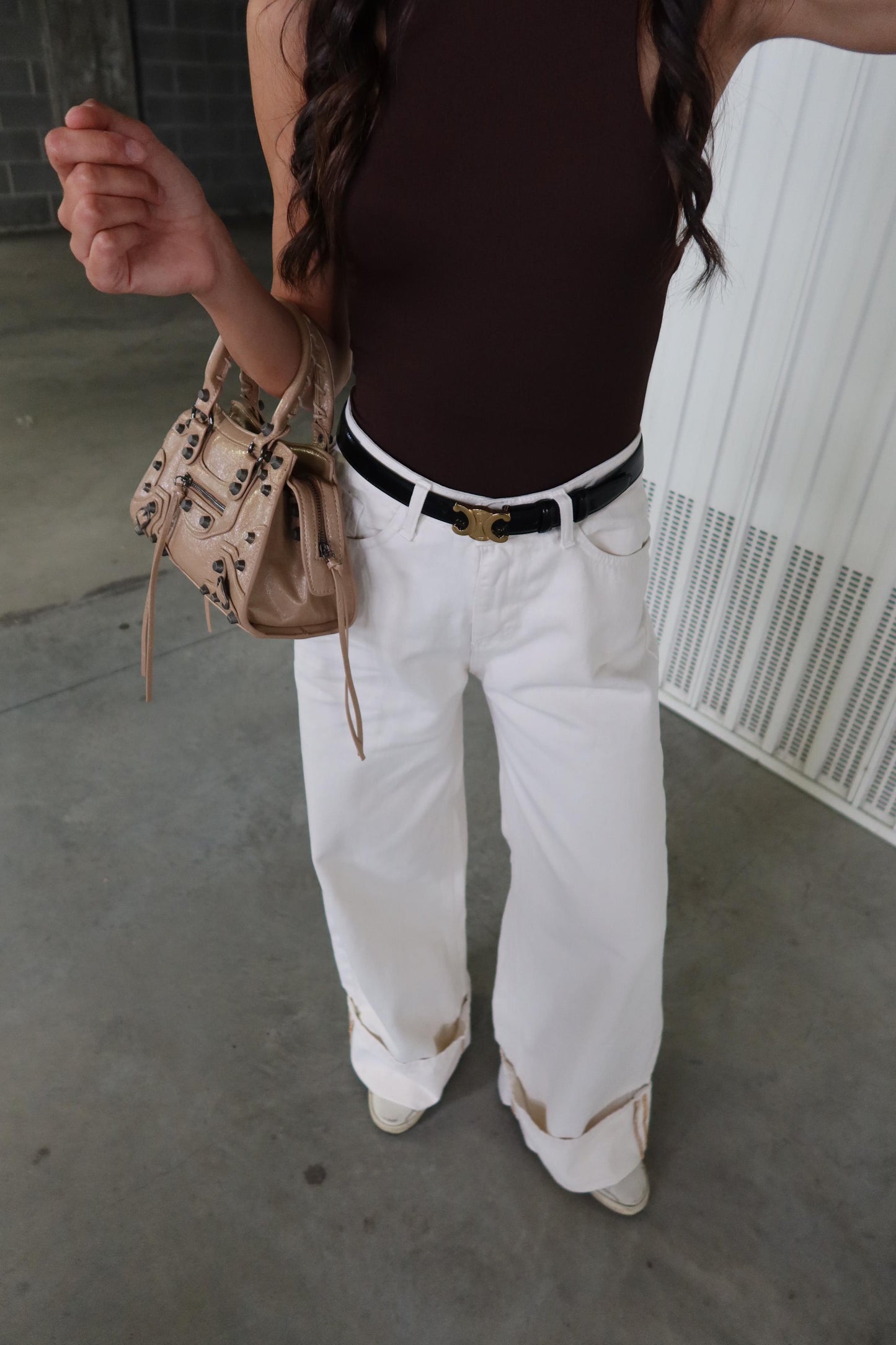 Denim Coordset White