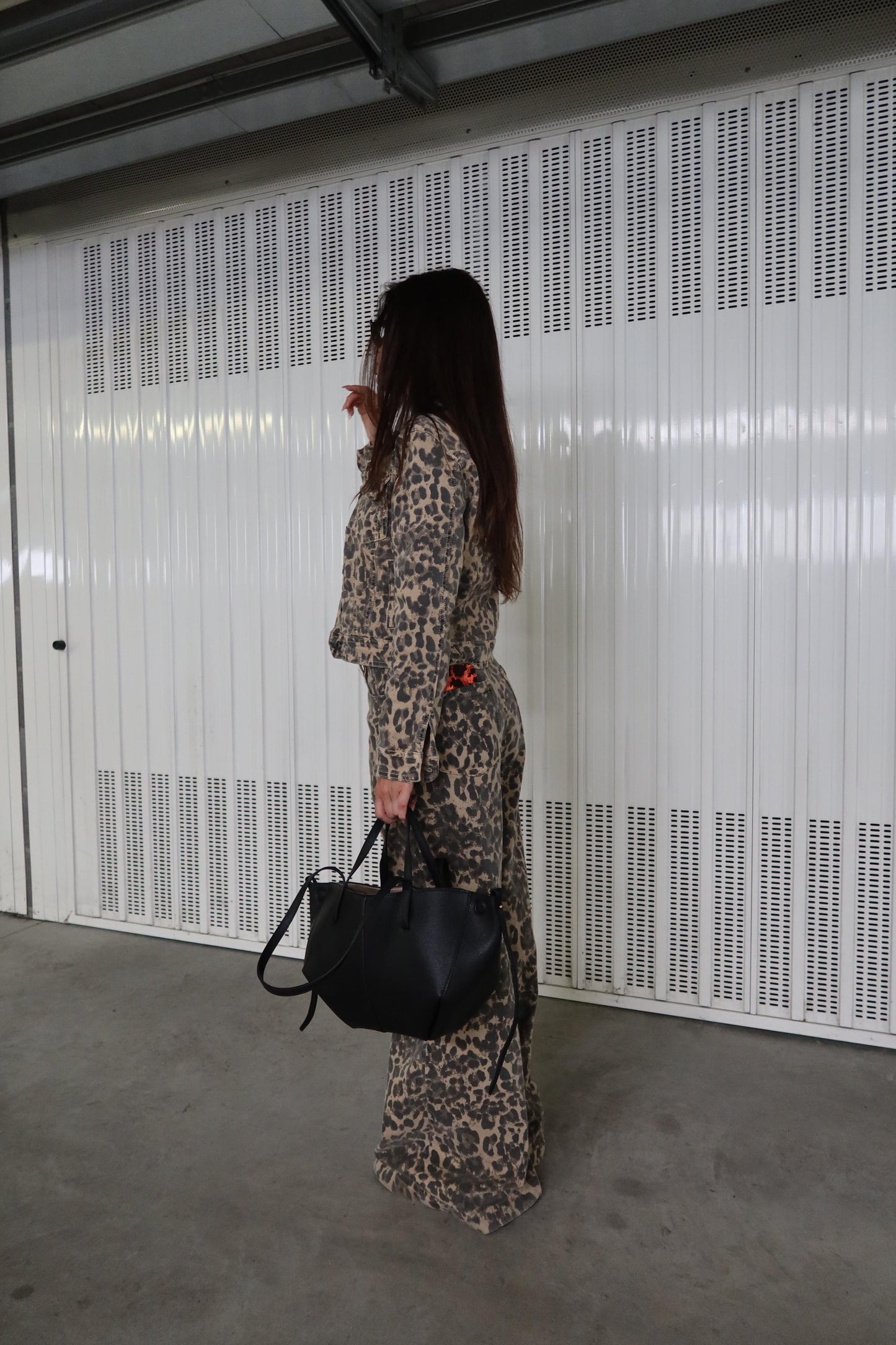 Denim Leopard Coordset
