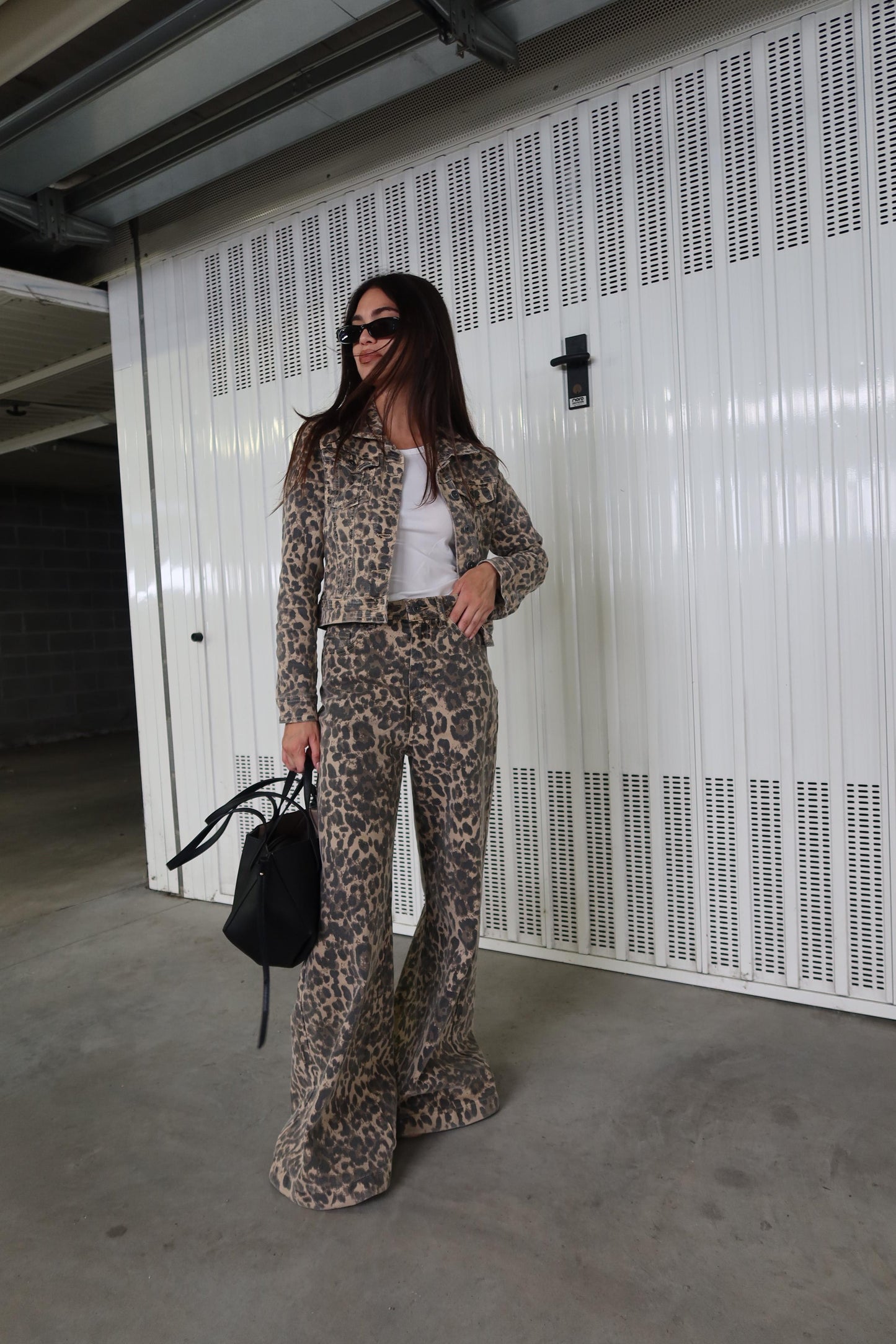 Denim Leopard Coordset