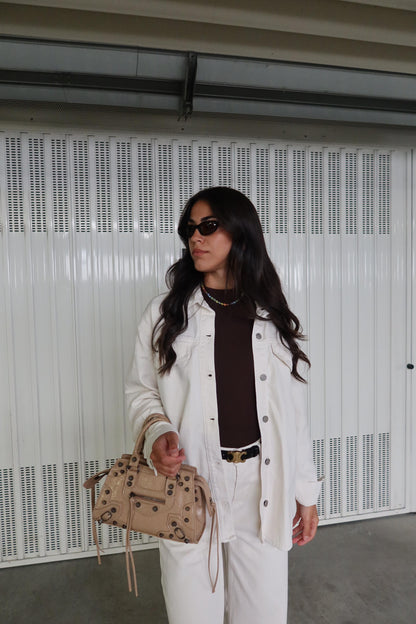Denim Coordset White