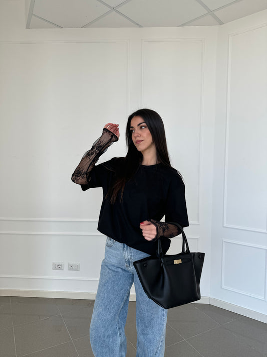 Lace teeshirt