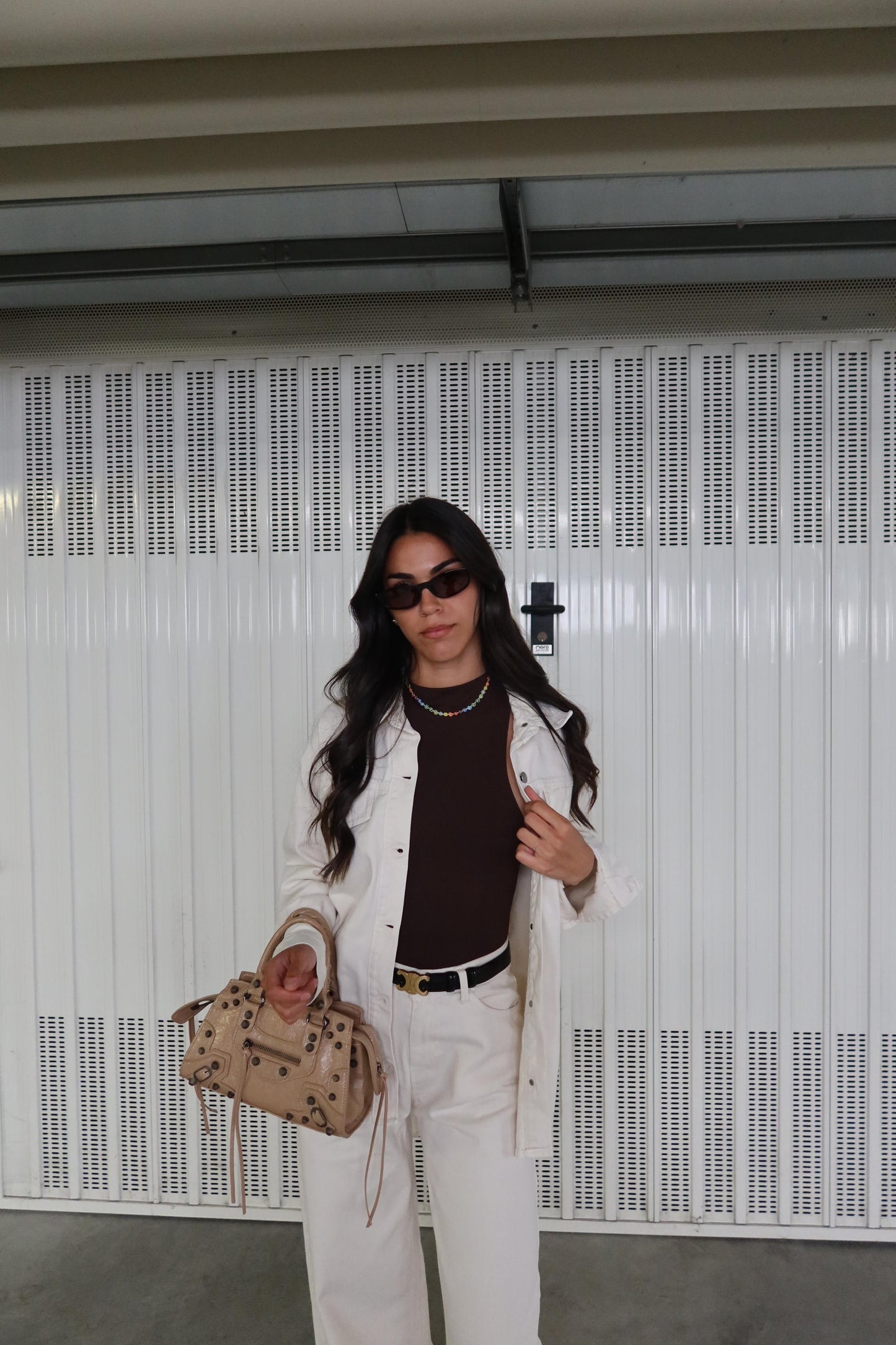 Denim Coordset White