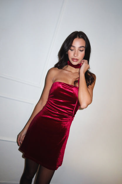 Velvet Mini Dress