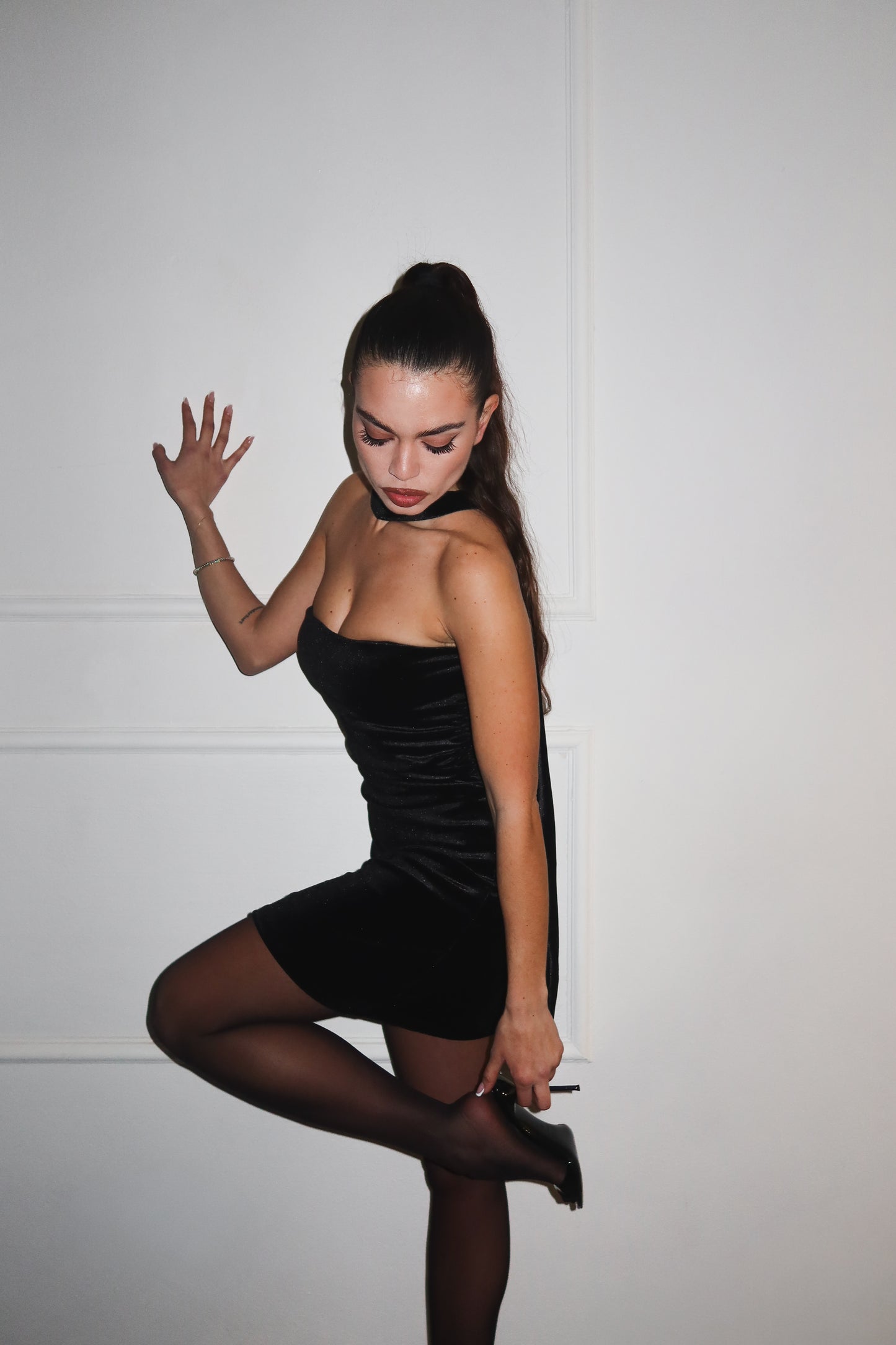 Velvet Mini Dress
